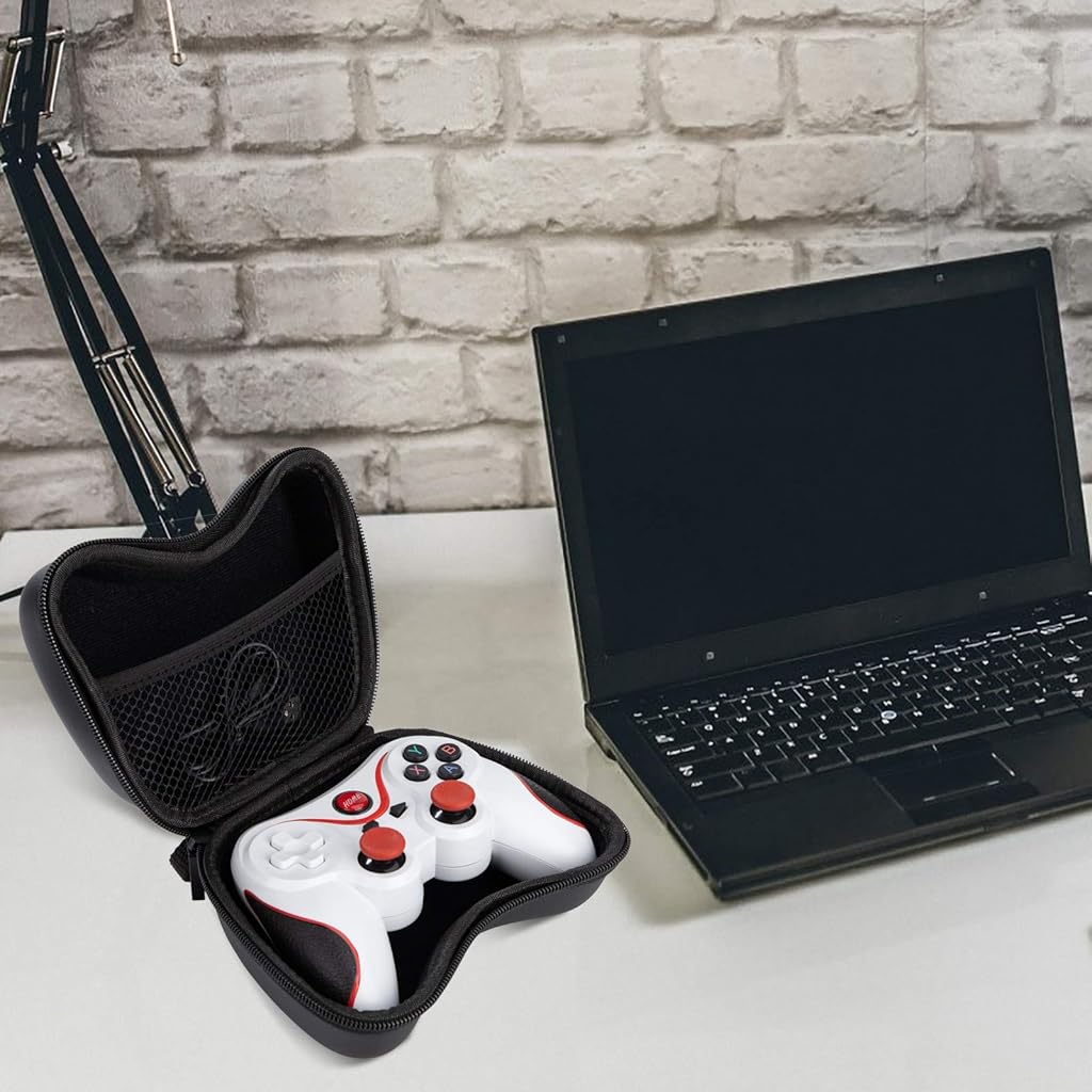 ZORBES® Carry Case for Game Controller Universal Portable Travel Bag with Internal Pocket Compatible with Switch Pro Xbox One 360 PS5 PS4 PS3 Controller 7.5*5.5*3.2 inch ZORBES® Carry Case for Game Controller Universal Portable Travel Bag with Internal Pocket Compatible with Switch Pro Xbox One 360 PS5 PS4 PS3 Controller 7.5*5.5*3.2 inch